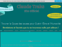 Tablet Screenshot of claudetraks.com